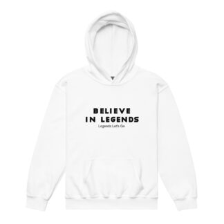 Hoodie believe in Legends - black text