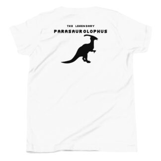 Parasaurolophus T-shirt black print
